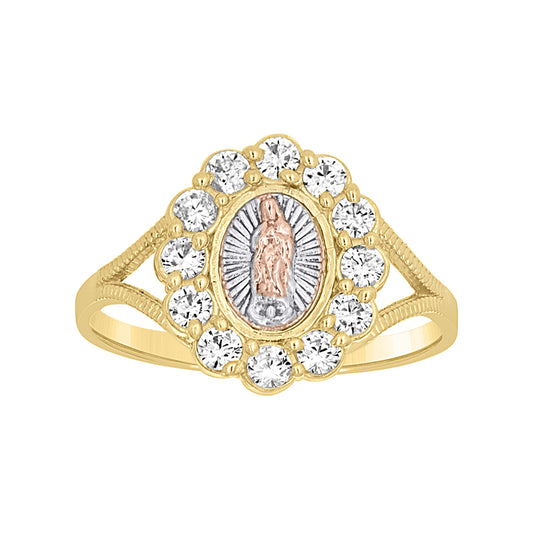 10Kt Gold Cz Ring