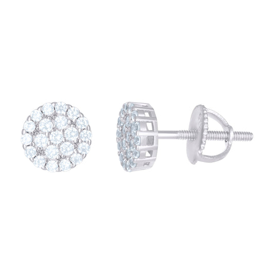 925 Cz Stud Earring