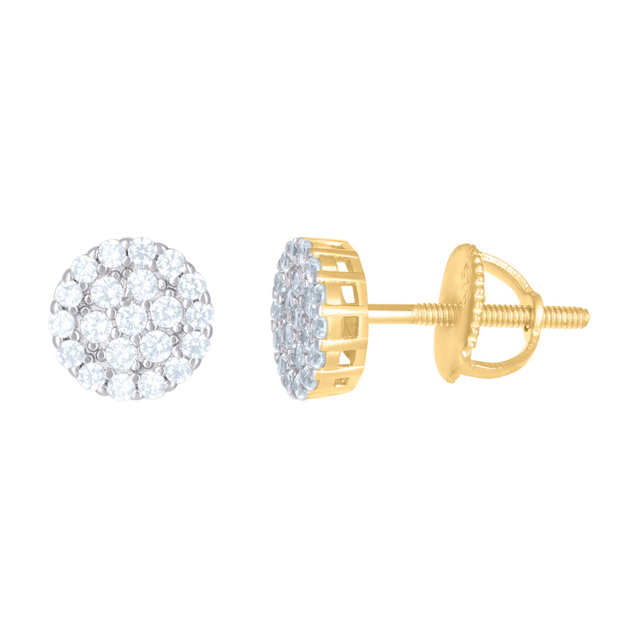 925 Cz Stud Earring