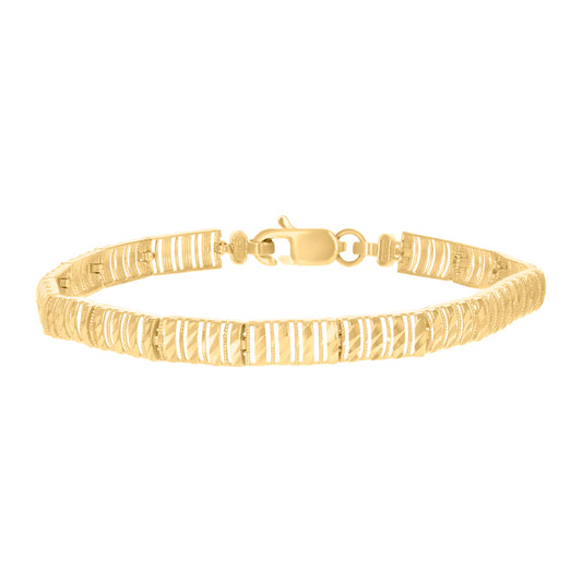 10Kt Gold 7" Bracelet