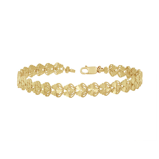 10Kt Gold 8" Bracelet