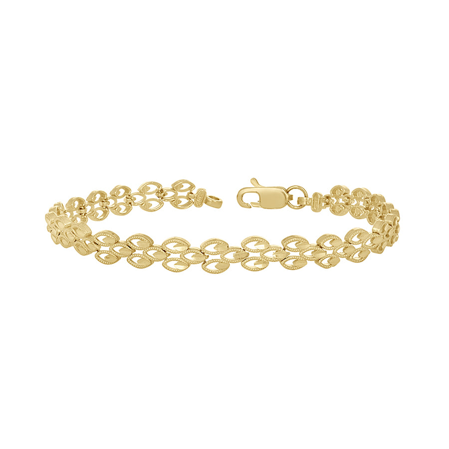 10Kt Gold 8" Bracelet