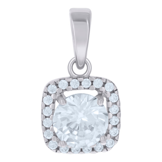 925 Sterling Silver Cz Pendant