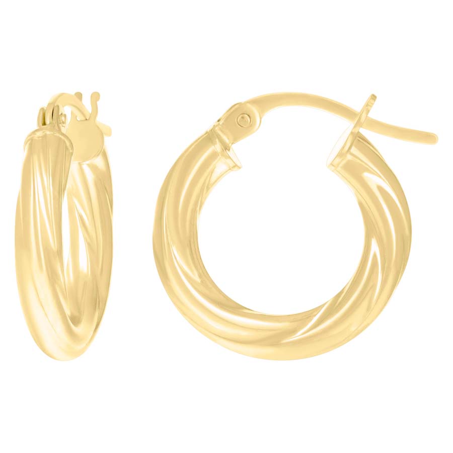 10Kt Gold Hoop Earrings