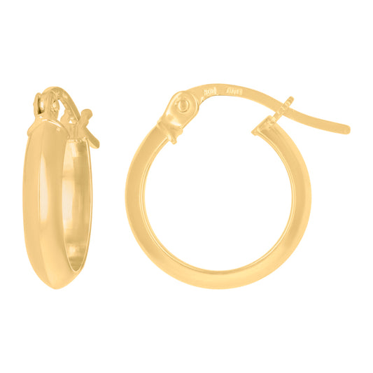 10Kt Gold Hoop Earrings