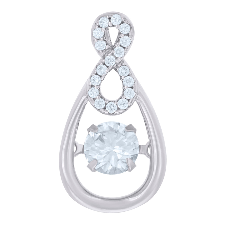 925 Sterling Silver Cz Pendant