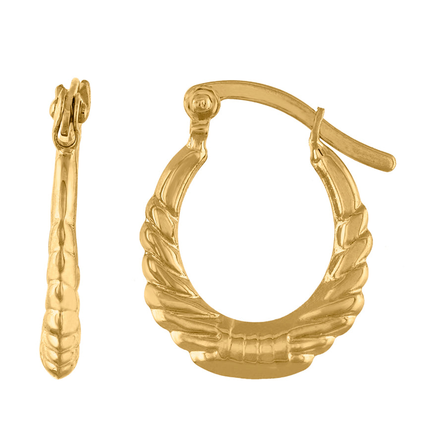 14Kt Gold Hoop Earrings