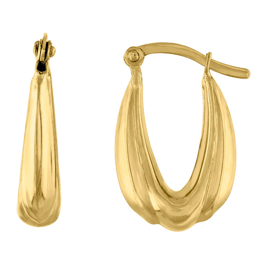 14Kt Gold Hoop Earrings