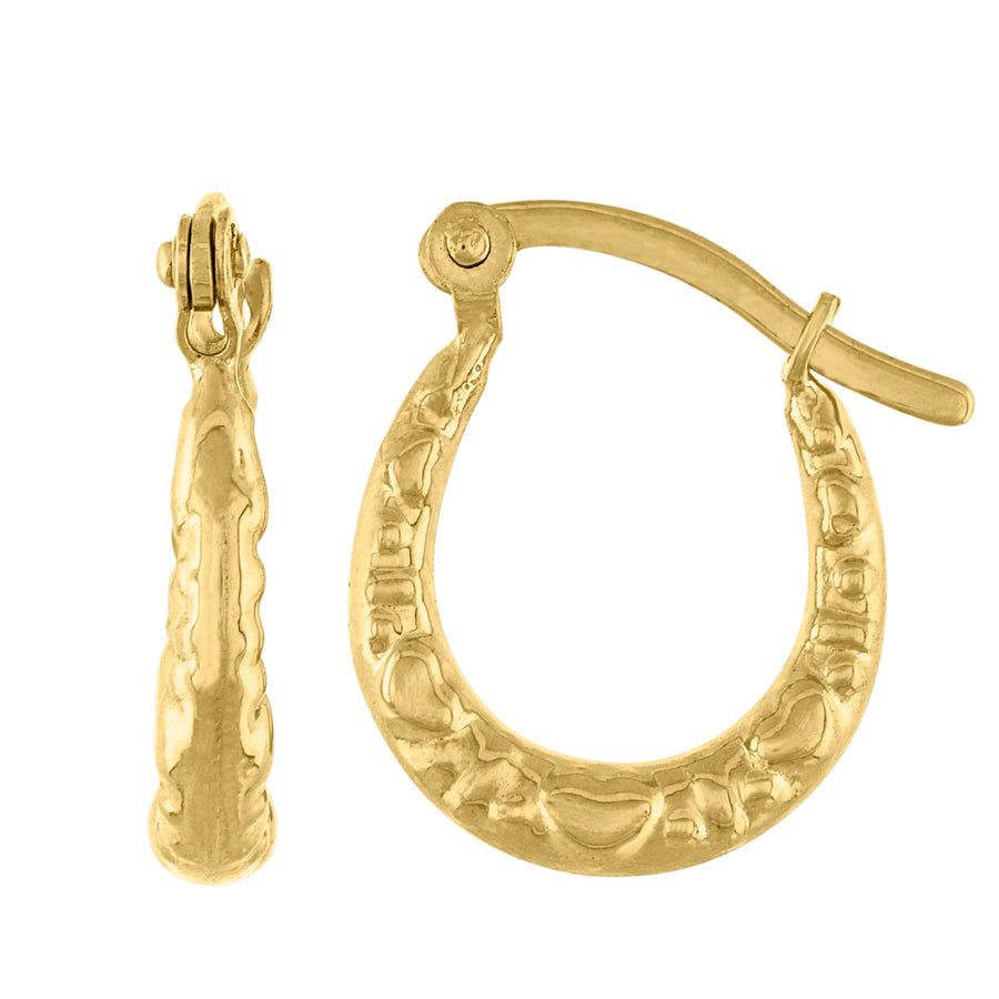 14Kt Gold Hoop Earrings