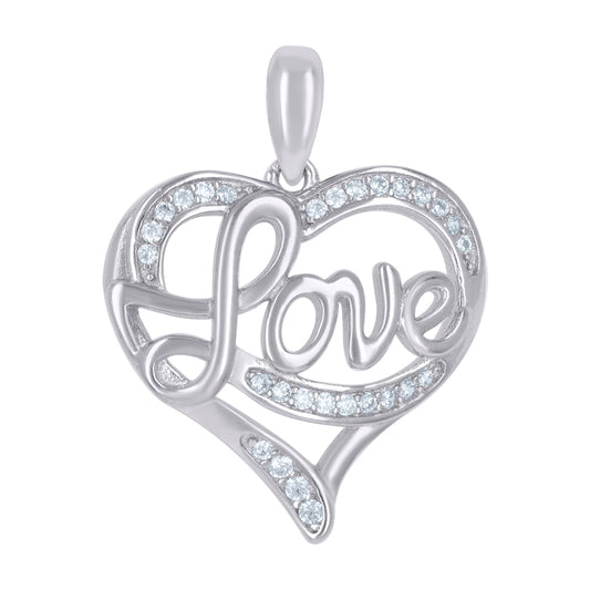 925 Sterling Silver Cz Pendant