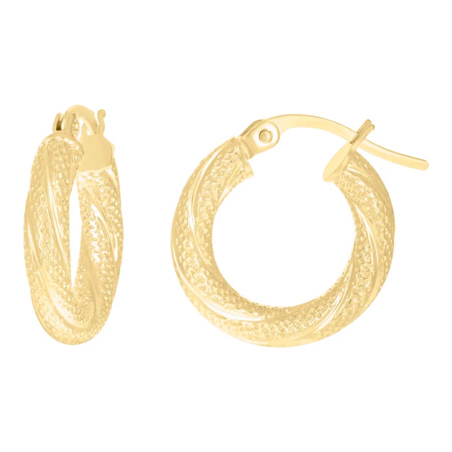 10Kt Gold Hoop Earrings