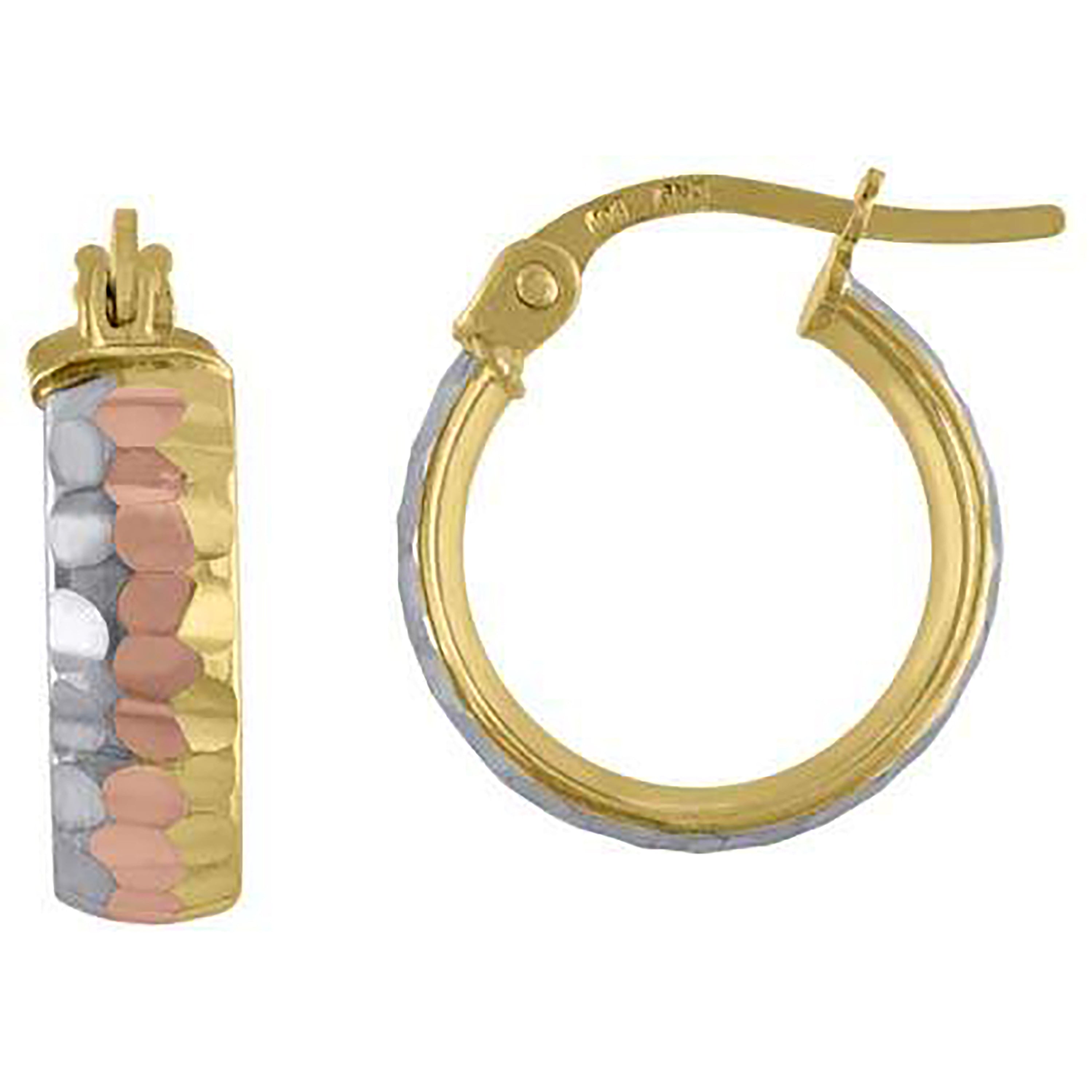 10Kt Gold Hoop Earrings