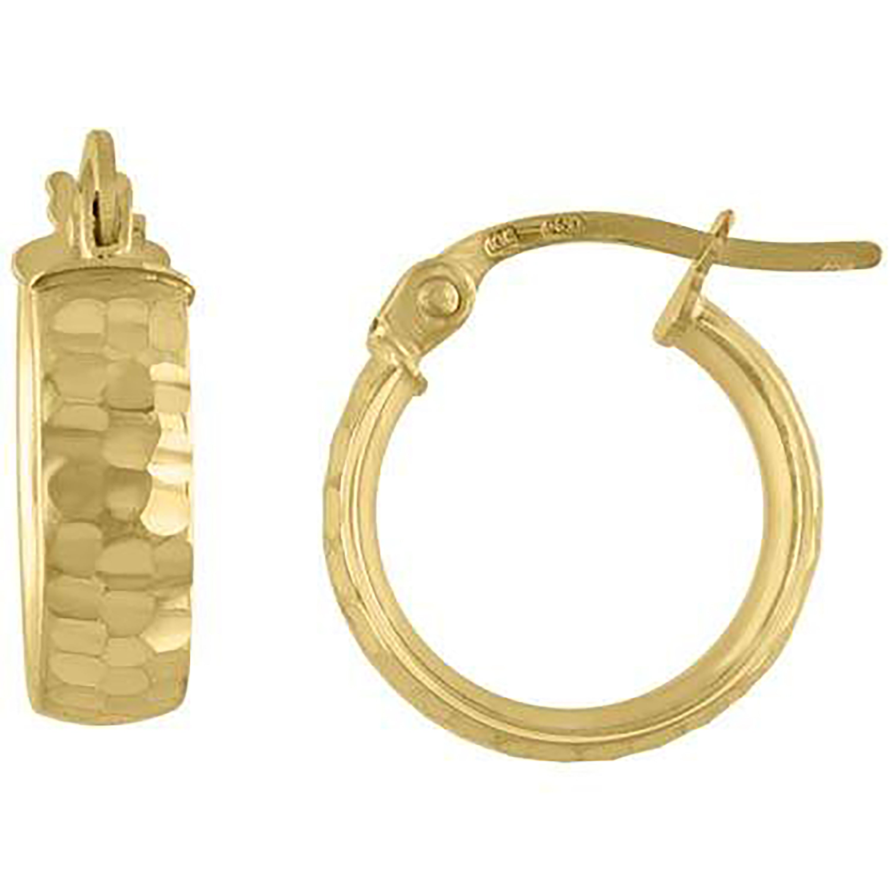 10Kt Gold Hoop Earrings