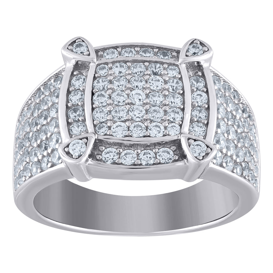 925-Sterling Silver CZ Ring-S9