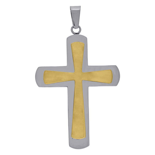 Stainless Steel Two Tone Pendant
