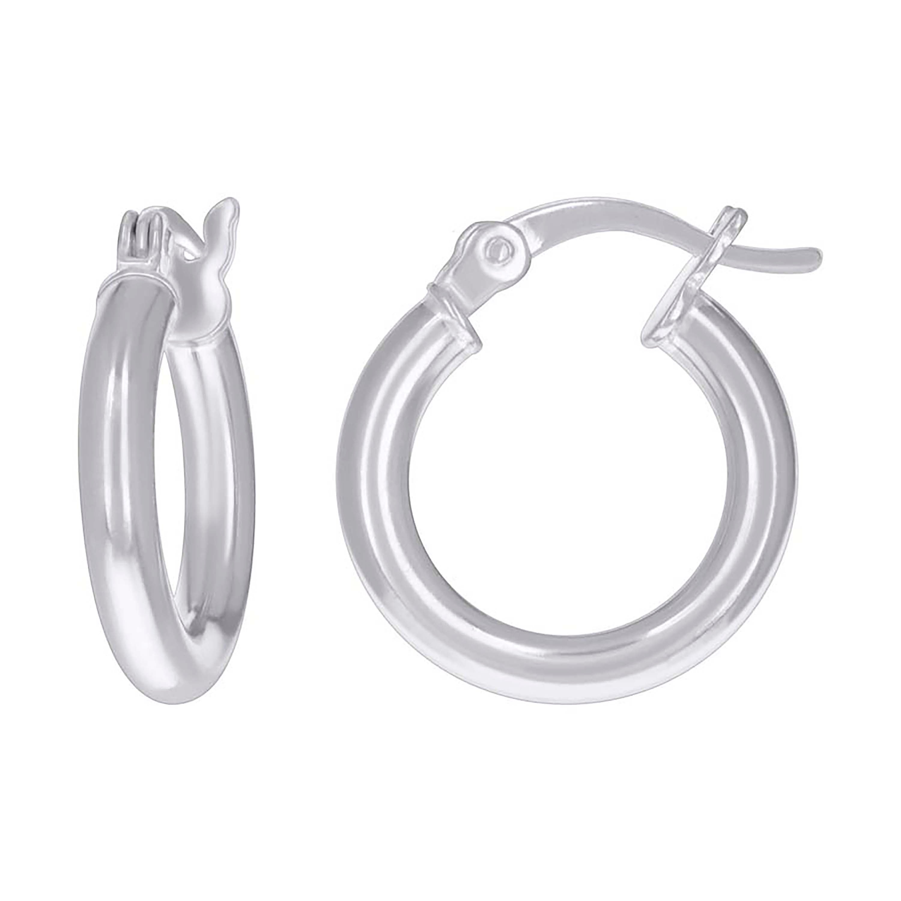925-Silver 2.5mm Hoop Earrings