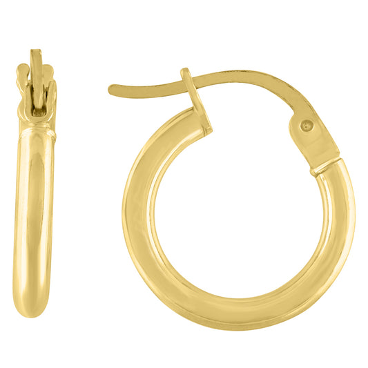 925-Silver 2mm Hoop Earrings