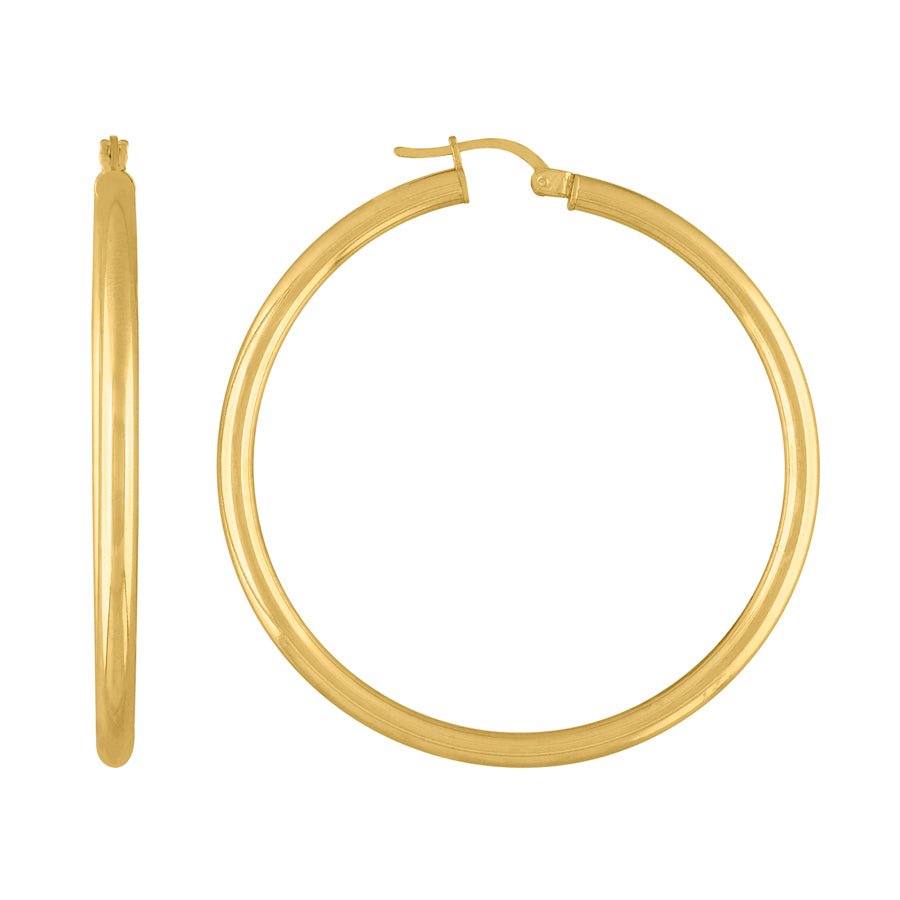 925-Silver 3mm Hoop Earrings