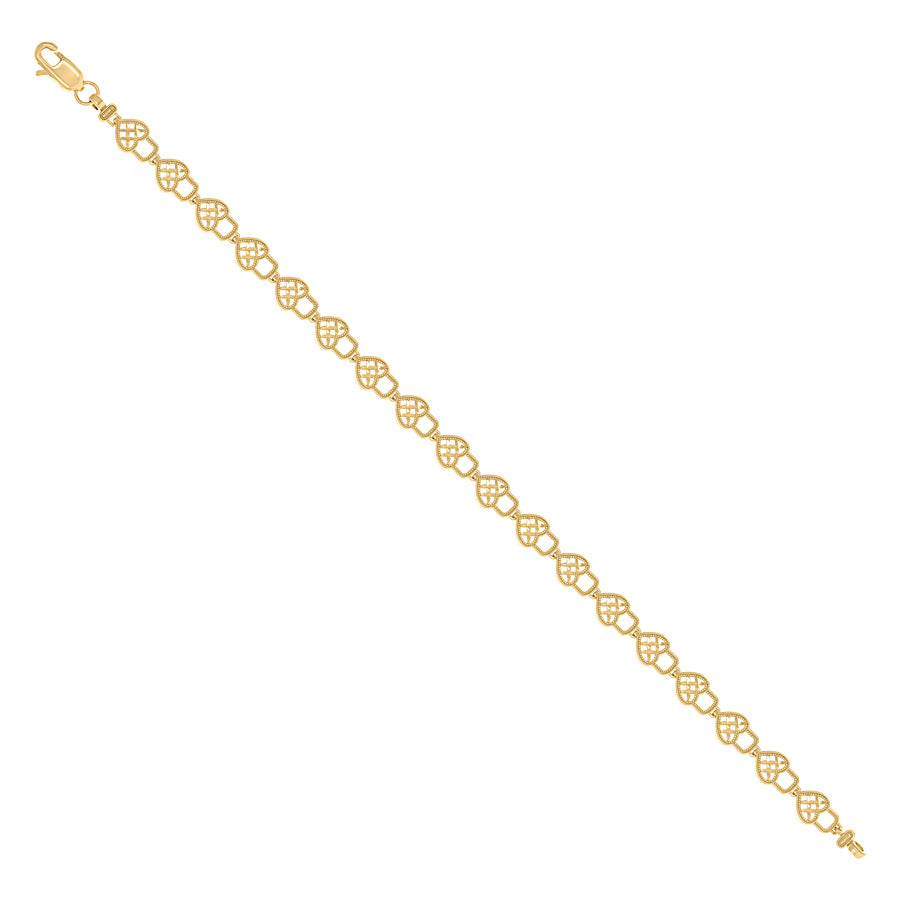 10Kt Gold 8" Bracelet