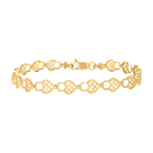 10Kt Gold 8" Bracelet