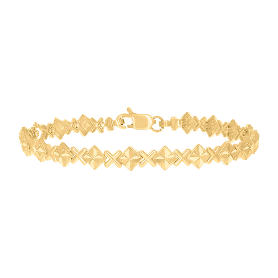 10Kt Gold 7" Bracelet