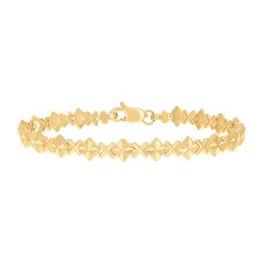 10Kt Gold 7" Bracelet