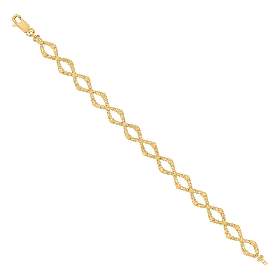 10Kt Gold 8" Bracelet