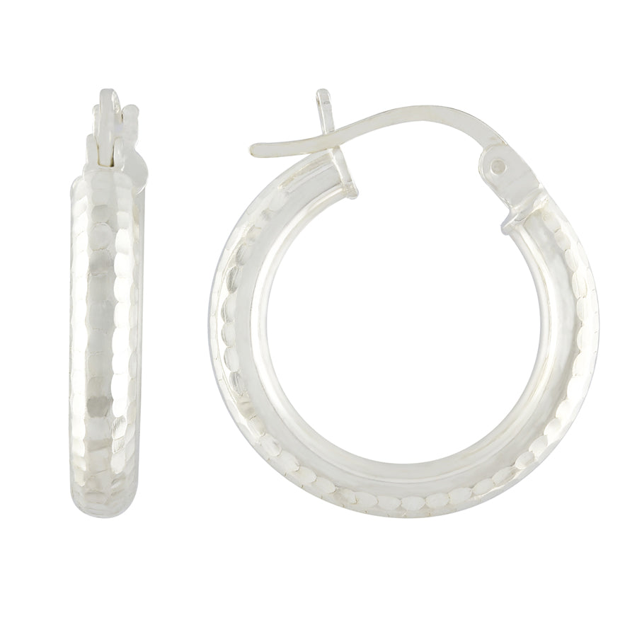 925-Silver 3mm-20/S Hoop Earrings