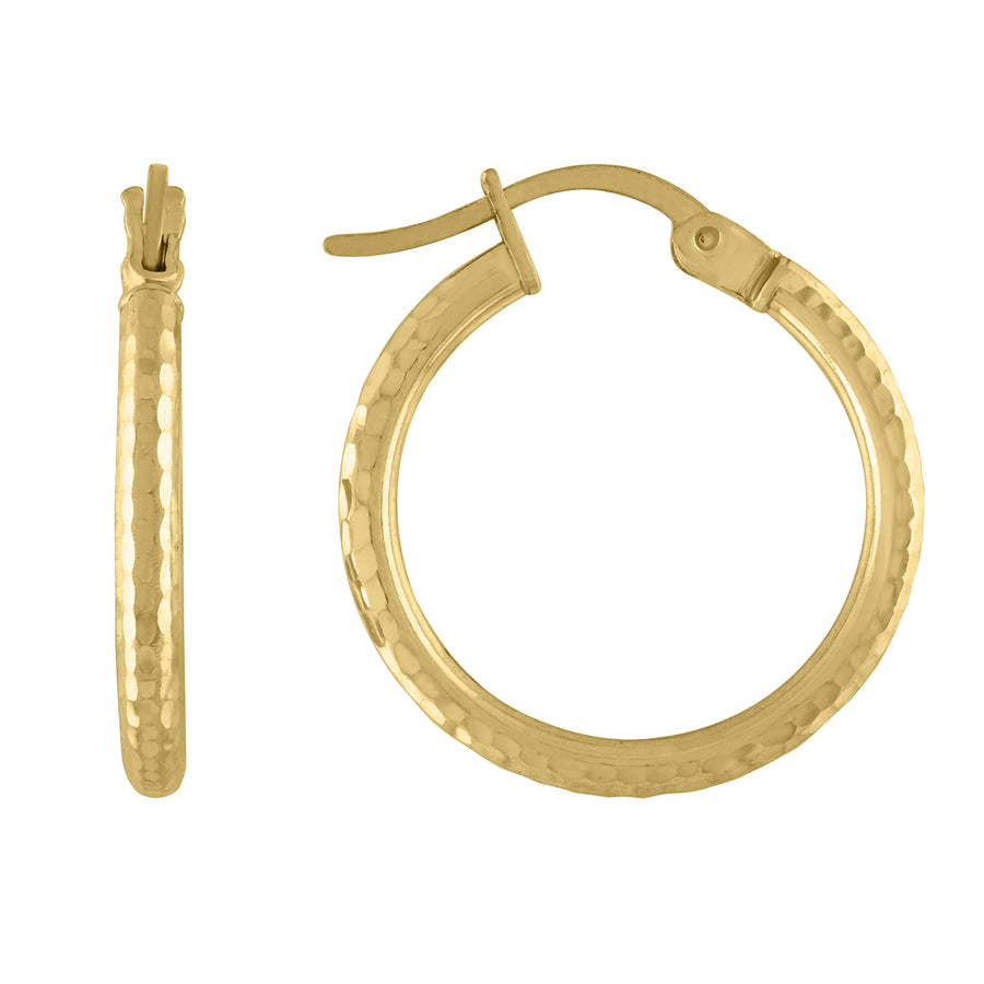 925-Silver 2mm-20/Y Hoop Earrings