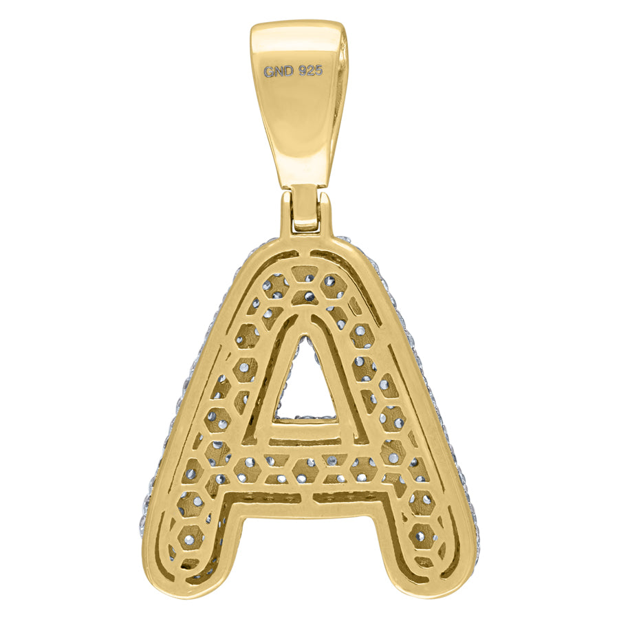 925-Silver Initial Pendant