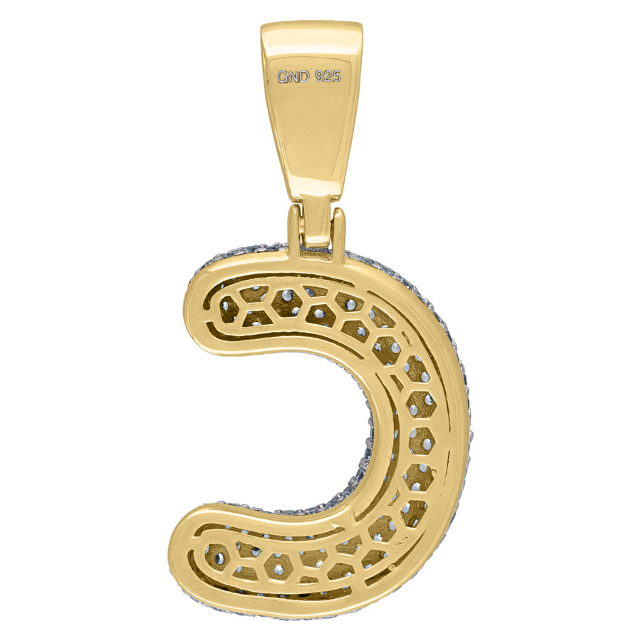 925-Silver Pendant "C" Initial