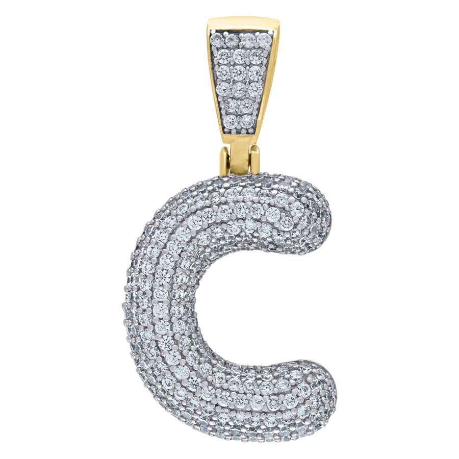 925-Silver Pendant "C" Initial