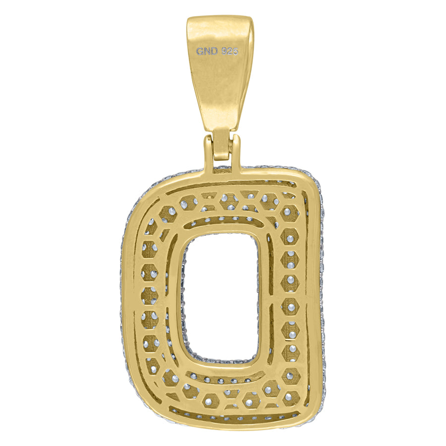 925-Silver Pendant "D" Initial