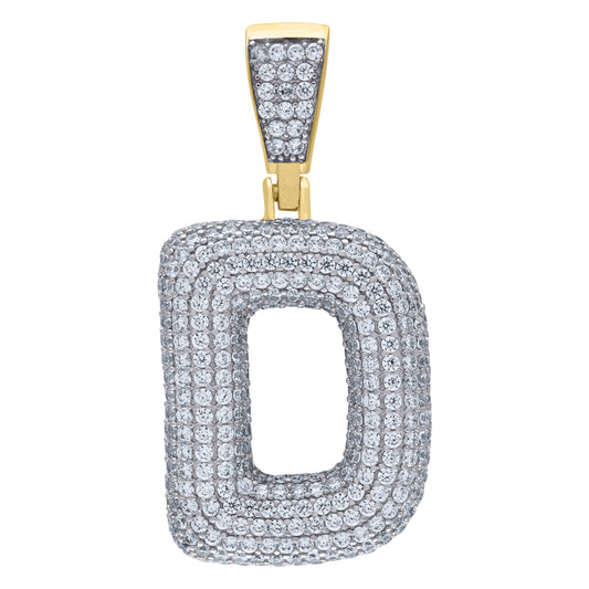 925-Silver Pendant "D" Initial