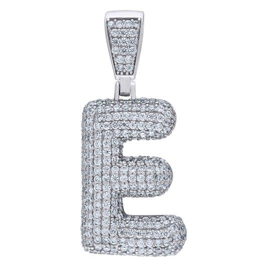925-Silver Pendant "E" Initial