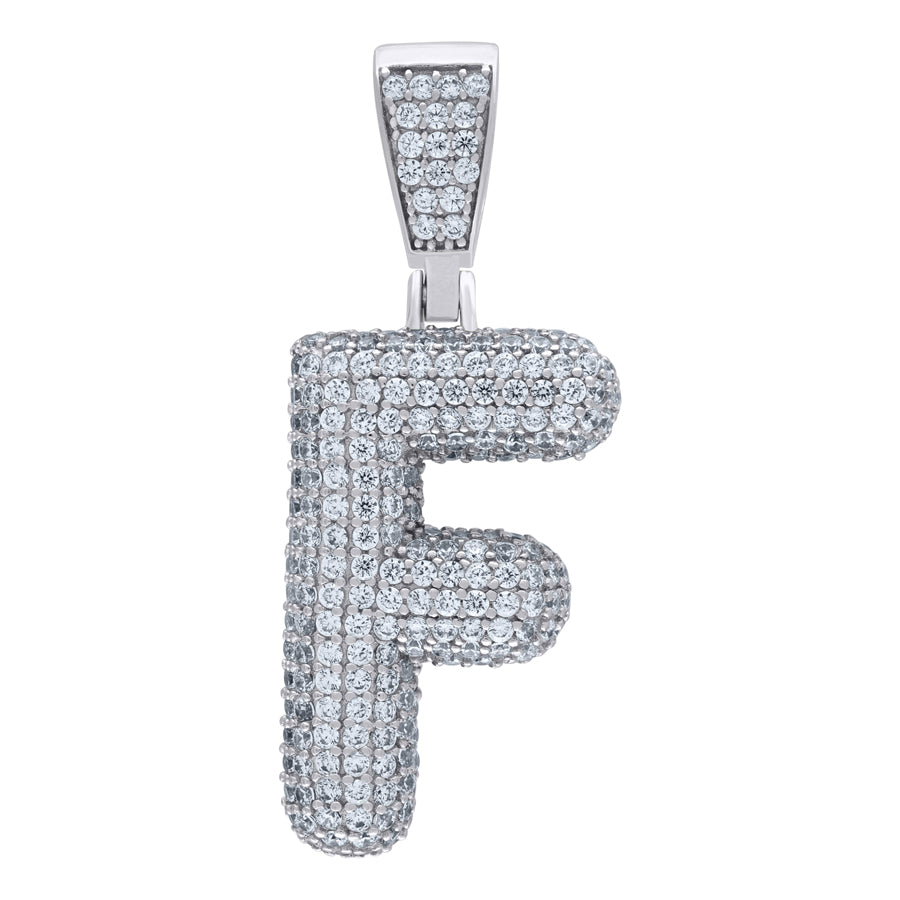 925-Silver Pendant "F" Initial
