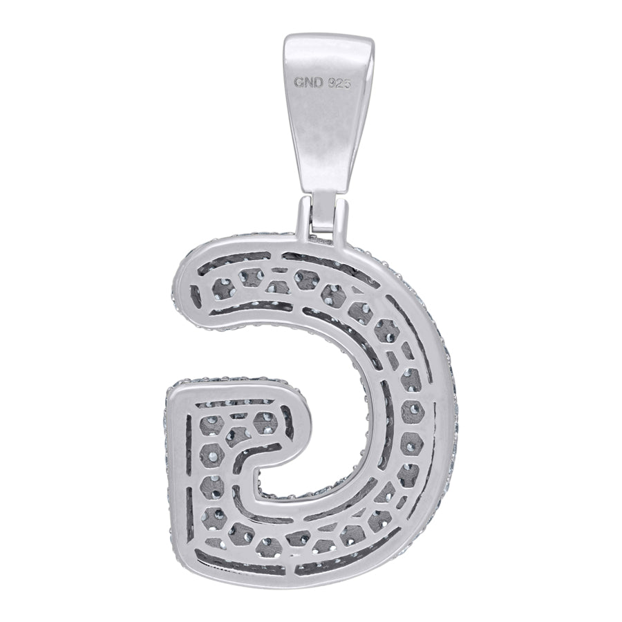 925-Silver Pendant "G" Initial