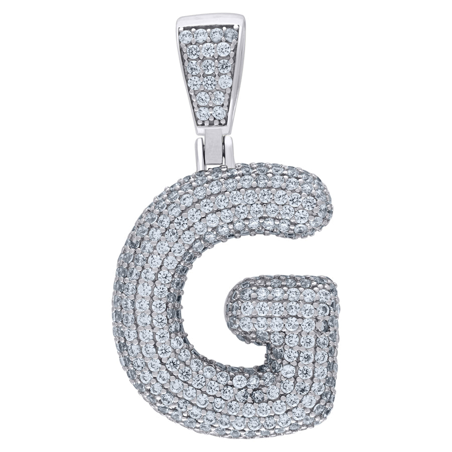 925-Silver Pendant "G" Initial