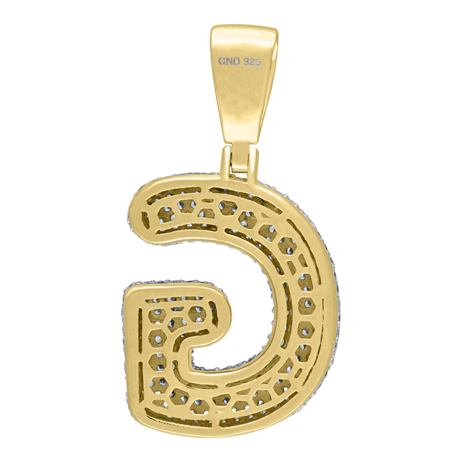 925-Silver Pendant "G" Initial
