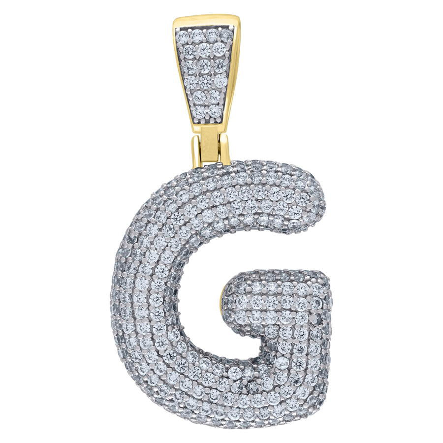 925-Silver Pendant "G" Initial