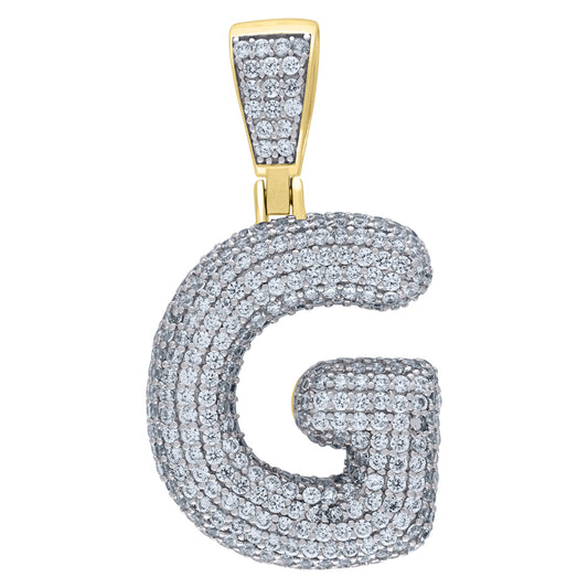 925-Silver Pendant "G" Initial