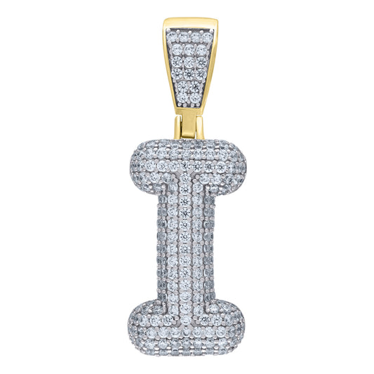 925-Silver Pendant "I" Initial