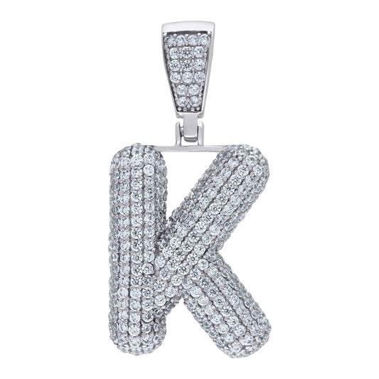 925-Silver Pendant "K" Initial
