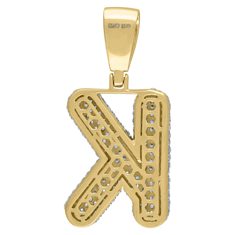 925-Silver Pendant "K" Initial