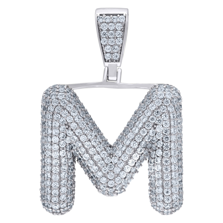 925-Silver Pendant "M" Initial