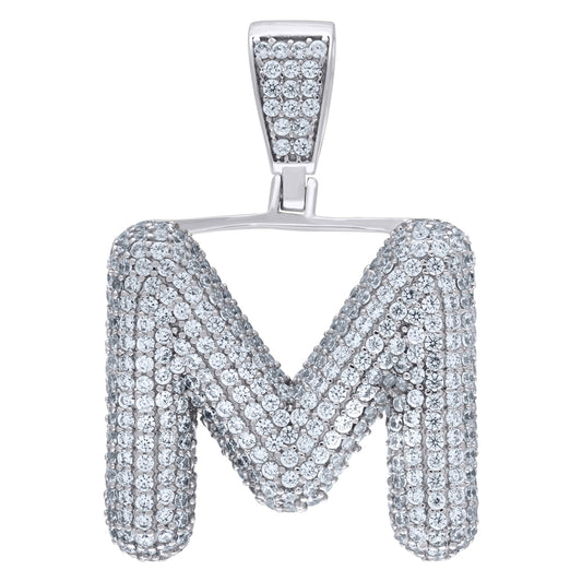 925-Silver Pendant "M" Initial