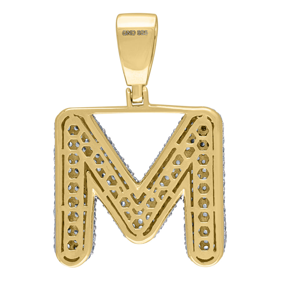 925-Silver Pendant "M" Initial