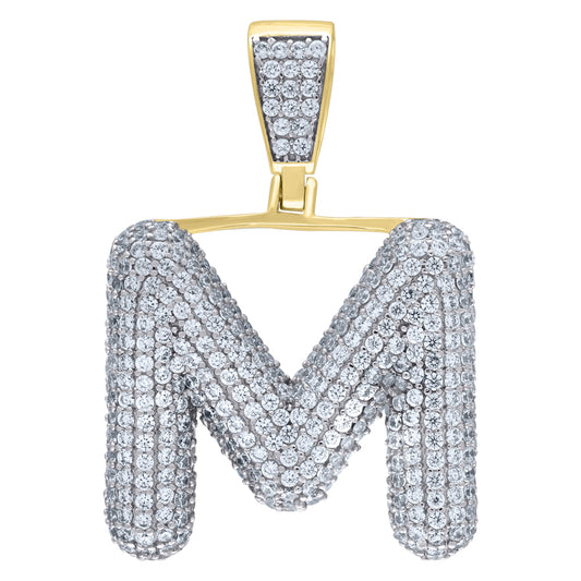 925-Silver Pendant "M" Initial