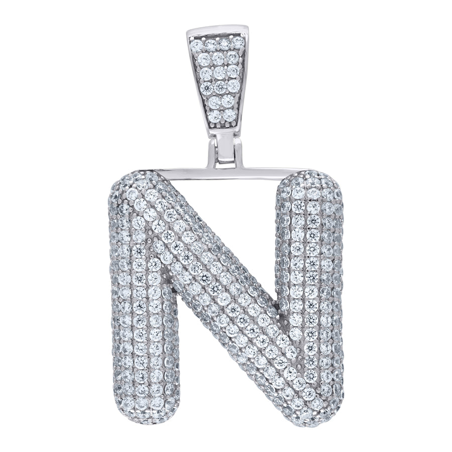 925-Silver Pendant "N" Initial