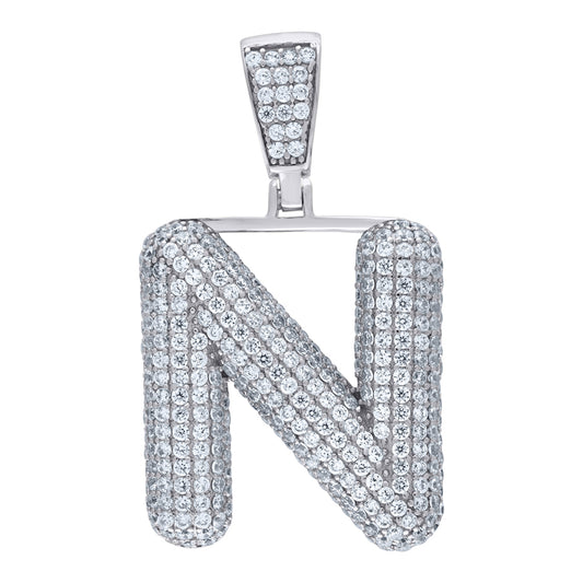925-Silver Pendant "N" Initial
